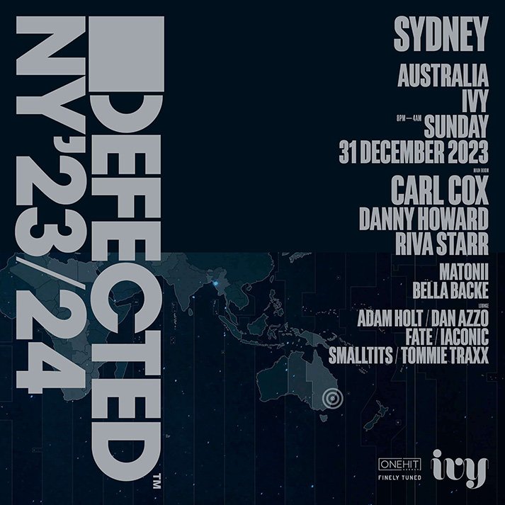 Defected NYE 2023 Sydney: Carl Cox Live at Ivy – Epic New Year’s Party Defected NYE 2023 Sydney: Carl Cox Live at Ivy - Epic New Year's Party